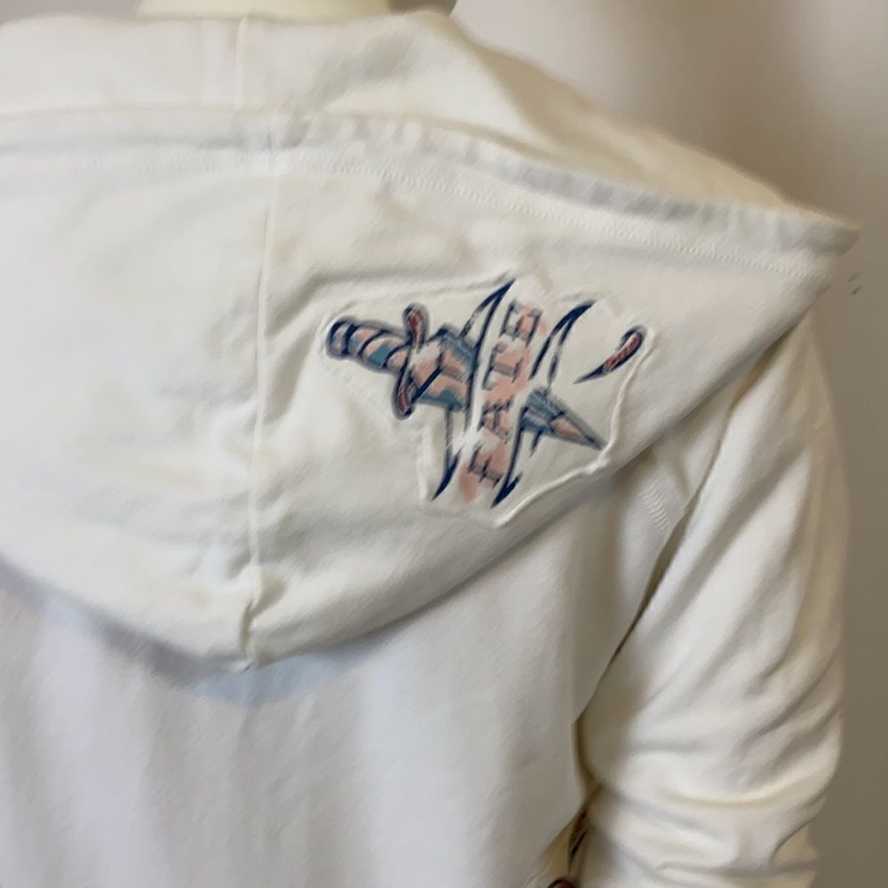 Vintage Y2K Hoodie Sweatshirt Bejeweled Susan Fixel Tattoo Art S/M Ed Hardy vibe - Picture 10 of 12